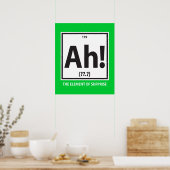 Ah! Het verrassingselement Poster (Keuken)