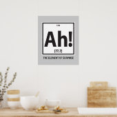 Ah! Het verrassingselement Poster (Keuken)