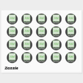 Ah! Het verrassingselement Ronde Sticker (Vel)