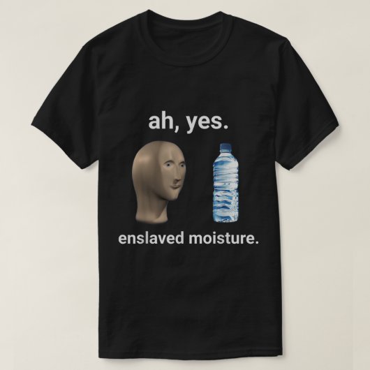 Ah ja, slaaf gemaakt van het mosterdendwarsje t-shirt (Design voorkant)