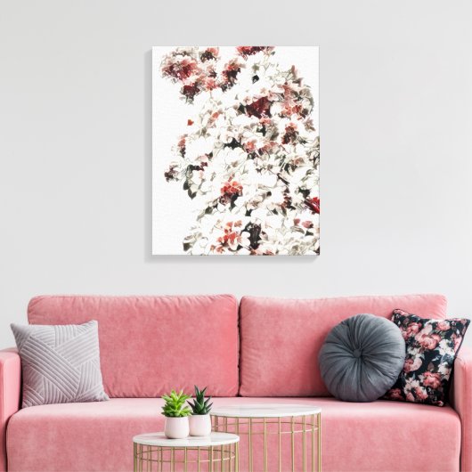 Ah, lente canvas afdruk (Insitu (Woonkamer))