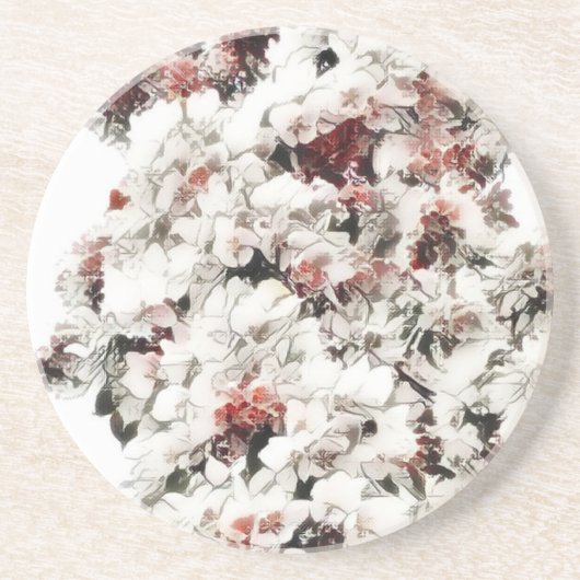 Ah, lente zandsteen onderzetter (Voorkant)