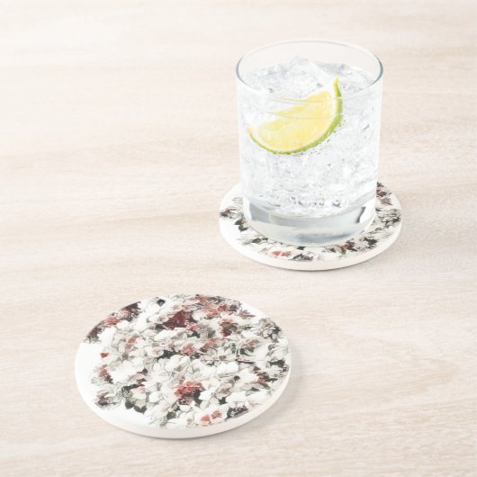 Ah, lente zandsteen onderzetter (Zijkant)