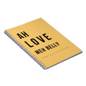 Ah Love Meh Belly – Caribbean Recipe Notebook Notitieboek (Rechterzijde)