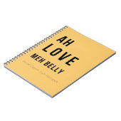 Ah Love Meh Belly – Caribbean Recipe Notebook Notitieboek (Linkerzijde)