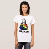 Ah Mannen Funny Jesus Christelijk Rainbow LGBT, Pr T-shirt (Voorkant volledig)
