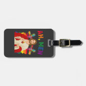 Ah Mannen Funny LGBT Gay Pride Jesus Christelijk Bagagelabel (Voorkant horizontaal)