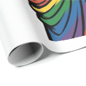 Ah Mannen Funny LGBT Gay Pride Jesus Rainbow Cadeaupapier (Rol Hoek)