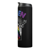 Ah Mannen Funny LGBT Gay Pride Jesus Rainbow Flag  Thermosbeker (Geroteerd rechts)