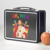 Ah Mannen Grappig LGBT Gay Pride Jezus Christelijk (In situ)