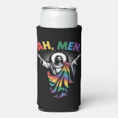 Ah Mannen Grappig LGBT Gay Pride Seltzer Blikjeskoeler (Seltzer Voorkant)