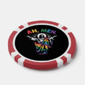 Ah mannen grappige LGBT Gay Pride Poker Chips (Enkel)