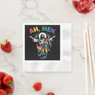 Ah mannen grappige LGBT Gay Pride Servet