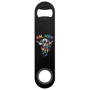 Ah mannen grappige LGBT Gay Pride Speed Flessenopener