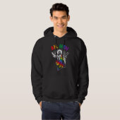 Ah Mannen Lgbt Gay Pride Jesus Rainbow Flag Christ Hoodie (Voorkant volledig)