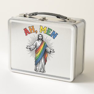 Ah Mannen Regenboog Religieus Vintage