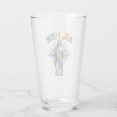 Ah Mannen Regenboog Religieus Vintage Glas (Achterkant)
