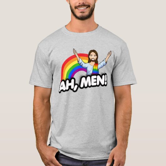 Ah, Mannen T-shirt (Voorkant)