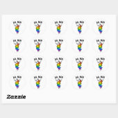 Ah Men - Grappige Jezus Meme Ronde Sticker (Vel)