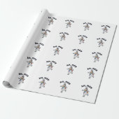 Ah Men Roller Skaten Geloofof Vector Design_1 Cadeaupapier (Uitgerold)