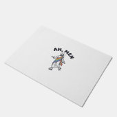 Ah Men Roller Skaten Geloofof Vector Design_1 Deurmat (Schuin)