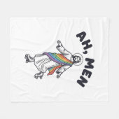 Ah Men Roller Skaten Geloofof Vector Design_1 Fleece Deken (Voorkant (Horizontaal))