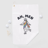 Ah Men Roller Skaten Geloofof Vector Design_1 Golfhanddoek (Insitu)