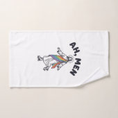 Ah Men Roller Skaten Geloofof Vector Design_1 Handdoek (Handdoek)