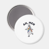 Ah Men Roller Skaten Geloofof Vector Design_1 Magneet (Voorkant / Achterkant)