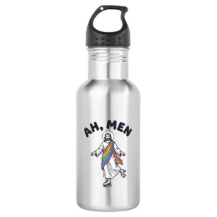 Ah Men Roller Skaten Gelovige Vector Design_1 Waterfles
