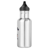 Ah Men Roller Skaten Gelovige Vector Design_1 Waterfles (Rechts)