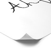 Ah Parijs! Citaat | Met Effiel Tower Poster (Hoek)