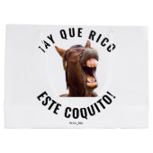 Ah Que Rico Este Coquito! Groot Cadeauzakje (Achterkant)