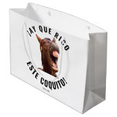 Ah Que Rico Este Coquito! Groot Cadeauzakje (Achterkant Gekanteld)