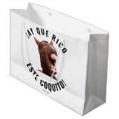 Ah Que Rico Este Coquito! Groot Cadeauzakje (Voorkant Gekanteld)