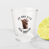 Ah Que Rico Este Coquito! Shot Glas (Voorkant)