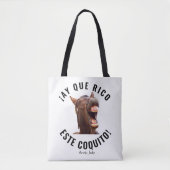 Ah Que Rico Este Coquito! Tote Bag (Voorkant)
