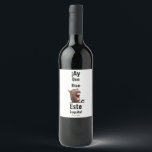 Ah Que Rico Este Coquito! Wijn Etiket<br><div class="desc">Ah Que Rico Este Coquito! Con un burrito. Komt met een kleine ezel. Bericht: "Hoe heerlijk!"</div>
