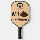 Ah S &%# Het is maandag Pickleball Paddle (Achterkant)