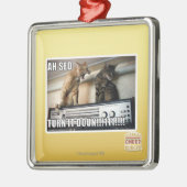 Ah Sed Draai het omlaag! Metalen Ornament (Links)