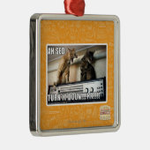 Ah Sed Draai het omlaag! Metalen Ornament (Rechts)