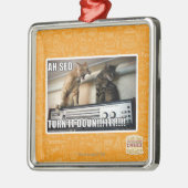 Ah Sed Draai het omlaag! Metalen Ornament (Links)