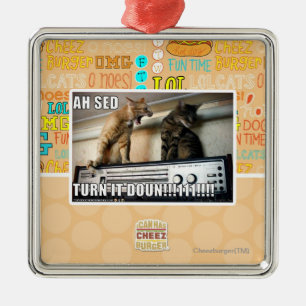 Ah Sed Draai het omlaag! Metalen Ornament