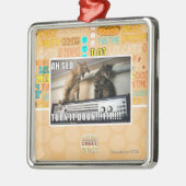 Ah Sed Draai het omlaag! Metalen Ornament (Links)