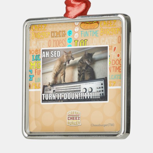 Ah Sed Draai het omlaag! Metalen Ornament (Links)