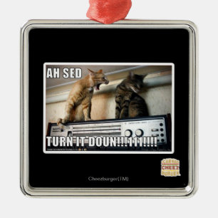 Ah Sed Draai het omlaag! Metalen Ornament