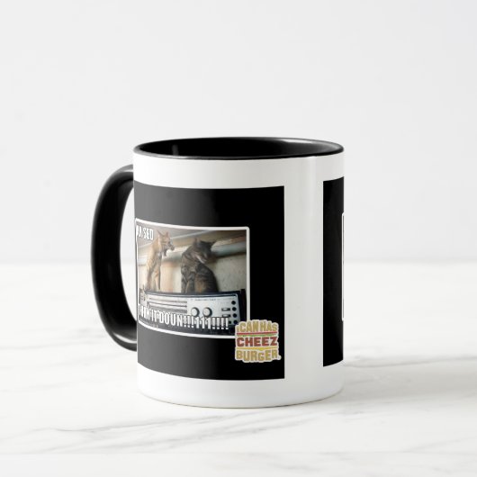 Ah Sed Draai het omlaag! Mok (Voorkant links)