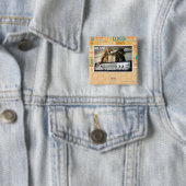 Ah Sed Draai het omlaag! Vierkante Button 5,1 Cm (In situ)