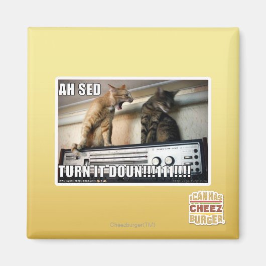 Ah Sed, zet het zachter!! Magneet (Voorkant)