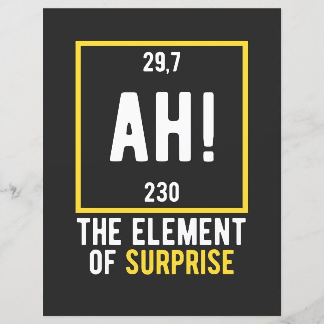 Ah The Element of Surprise (Voorkant)